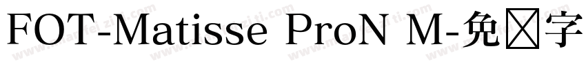 FOT-Matisse ProN M字体转换